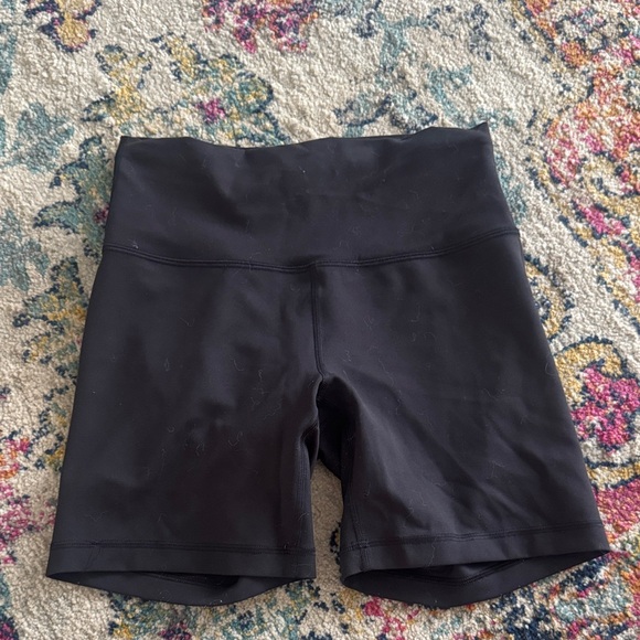 Lululemon Athletica Black Bike Shorts - Picture 1 of 3